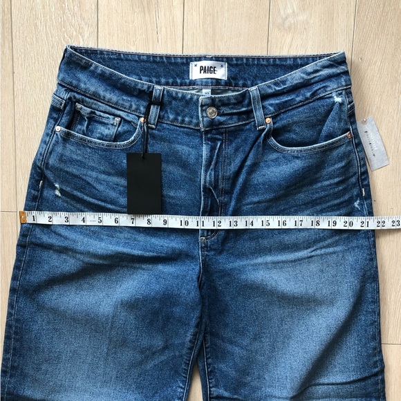 NWT Paige Sasha 32”petite High Rise Wide Leg Jeans MODERNISM Anthropologie - Picture 6 of 16